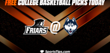Free College Basketball Picks Today: Connecticut Huskies vs Providence Friars 3/9/23