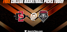 Free College Basketball Picks Today: New Mexico Lobos vs San Diego State Aztecs 2/25/23