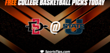 Free College Basketball Picks Today: Utah State Aggies vs San Diego State Aztecs 2/8/23