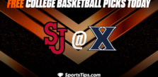 Free College Basketball Picks Today: Xavier Musketeers vs St. John’s Red Storm 2/4/23