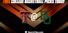 Free College Basketball Picks Today: Baylor Bears vs Texas Tech Red Raiders 2/4/22