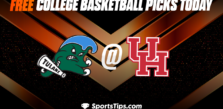 Free College Basketball Picks Today: Houston Cougars vs Tulane Green Wave 2/22/23