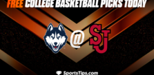 Free College Basketball Picks Today: St. John’s Red Storm vs Connecticut Huskies 2/25/23