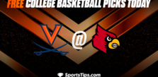 Free College Basketball Picks Today: Louisville Cardinals vs Virginia Cavaliers 2/15/23