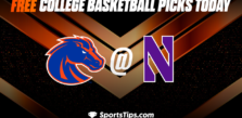 Free March Madness Picks Today For First Round 2023: Northwestern Wildcats vs Boise State Broncos 3/16/23