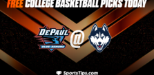 Free College Basketball Picks Today: Connecticut Huskies vs DePaul Blue Demons 3/1/23