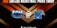 Free March Madness Picks Today For First Round 2023: Memphis Tigers vs Florida Atlantic Owls 3/17/23