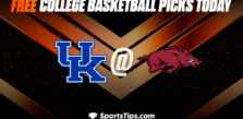 Free College Basketball Picks Today: Arkansas Razorbacks vs Kentucky Wildcats 3/4/23