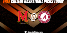 Free March Madness Picks Today For Second Round 2023: Alabama Crimson Tide vs Maryland Terrapins 3/18/23