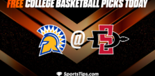 Free College Basketball Picks Today: San Diego State Aztecs vs San Jose State Spartans 3/10/23