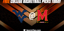 Free March Madness Picks Today For First Round 2023: Maryland Terrapins vs West Virginia Mountaineers 3/16/23